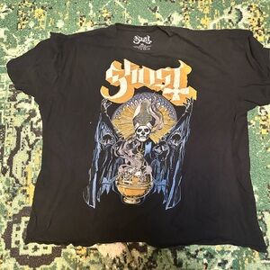 Ghost Black Graphic T-Shirt